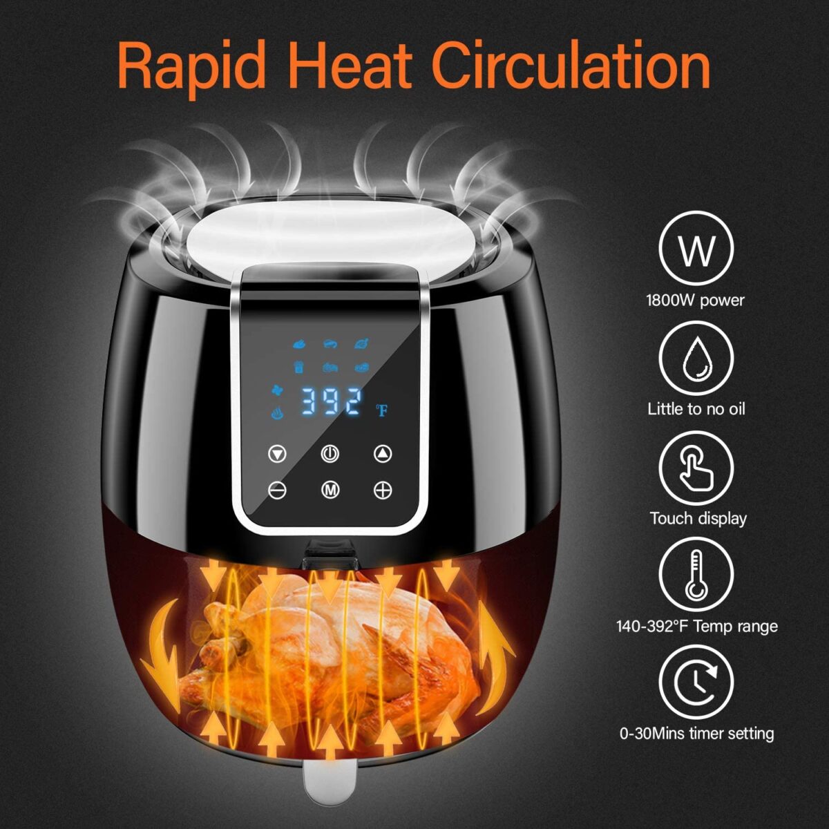 6in1 7 Quart Air Fryer mimoday